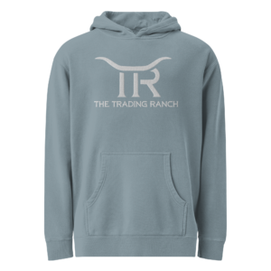 Trading Ranch Premium Embroidered pigment-dyed hoodie