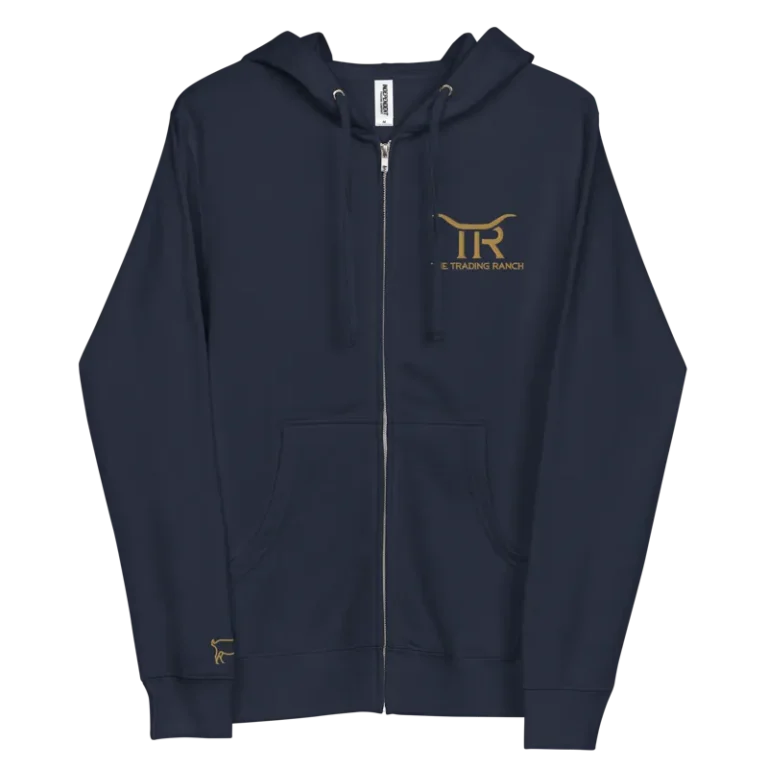 Trading Ranch Embroidered Logo + Goat Zip Hoodie