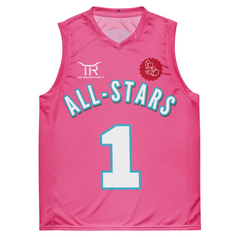 Trading Ranch Basketball Personalizable Pink Jersey