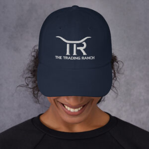 Trading Ranch White Embroidery Dad hat