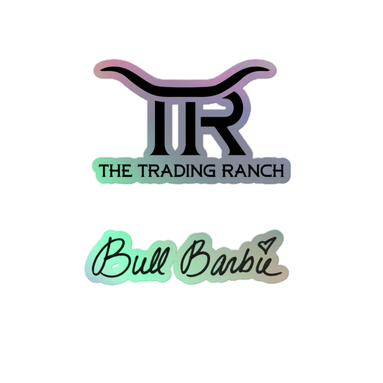 Trading Ranch + Bull Barbie Holographic Sticker Set